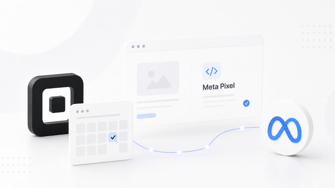 Square Appointments and the Meta Pixel connected together
